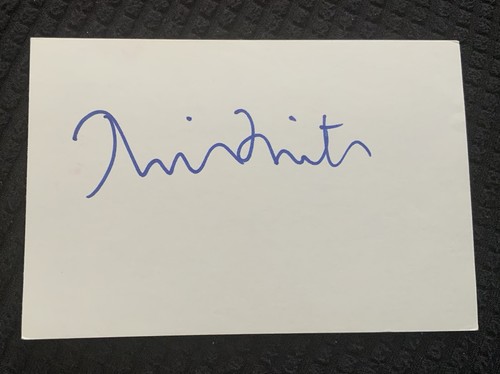 Tilda swinton signed 7x5 index - swinton,