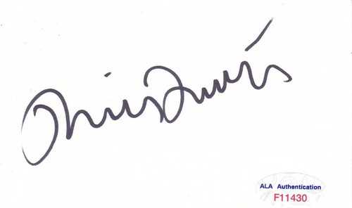 Tilda swinton signed 3x5 - 3x5, index
